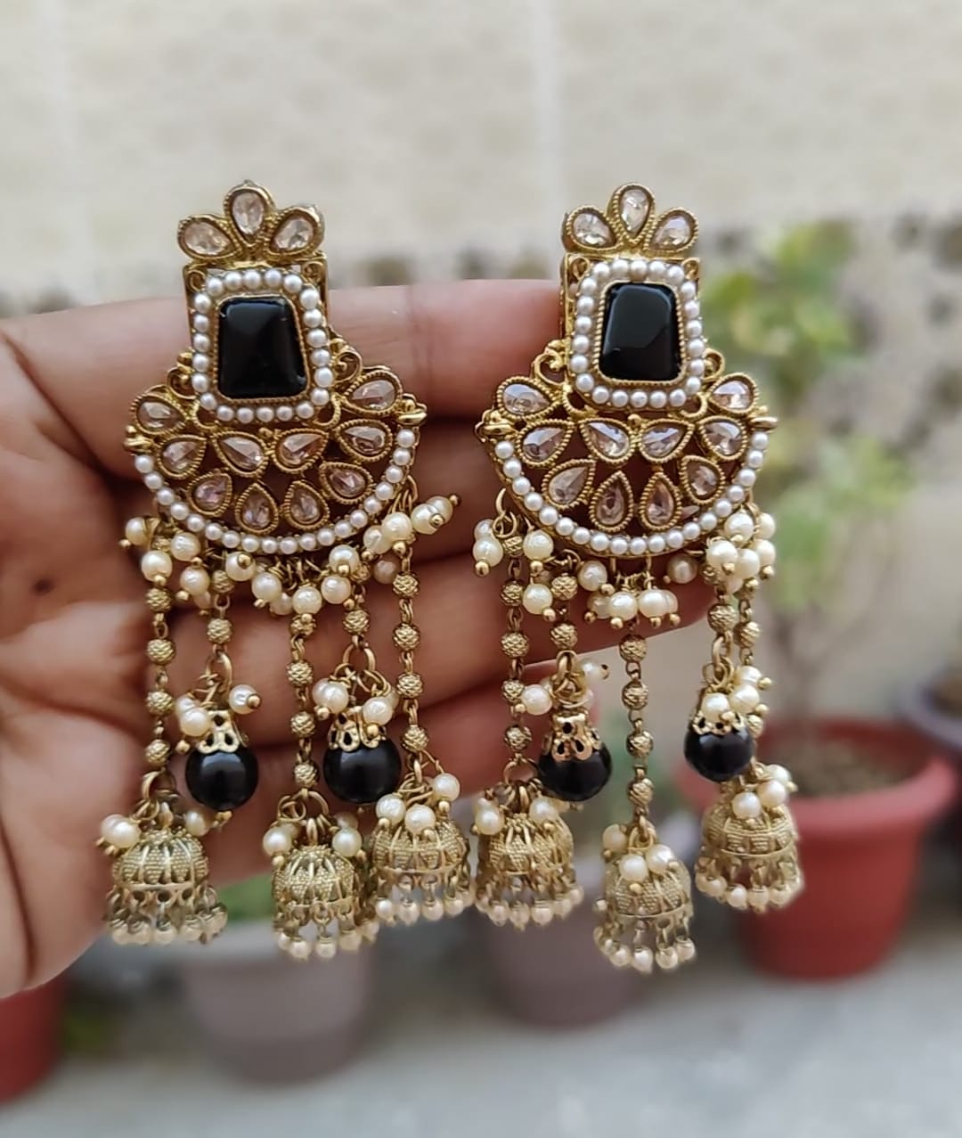 Jasmin Polki Earrings