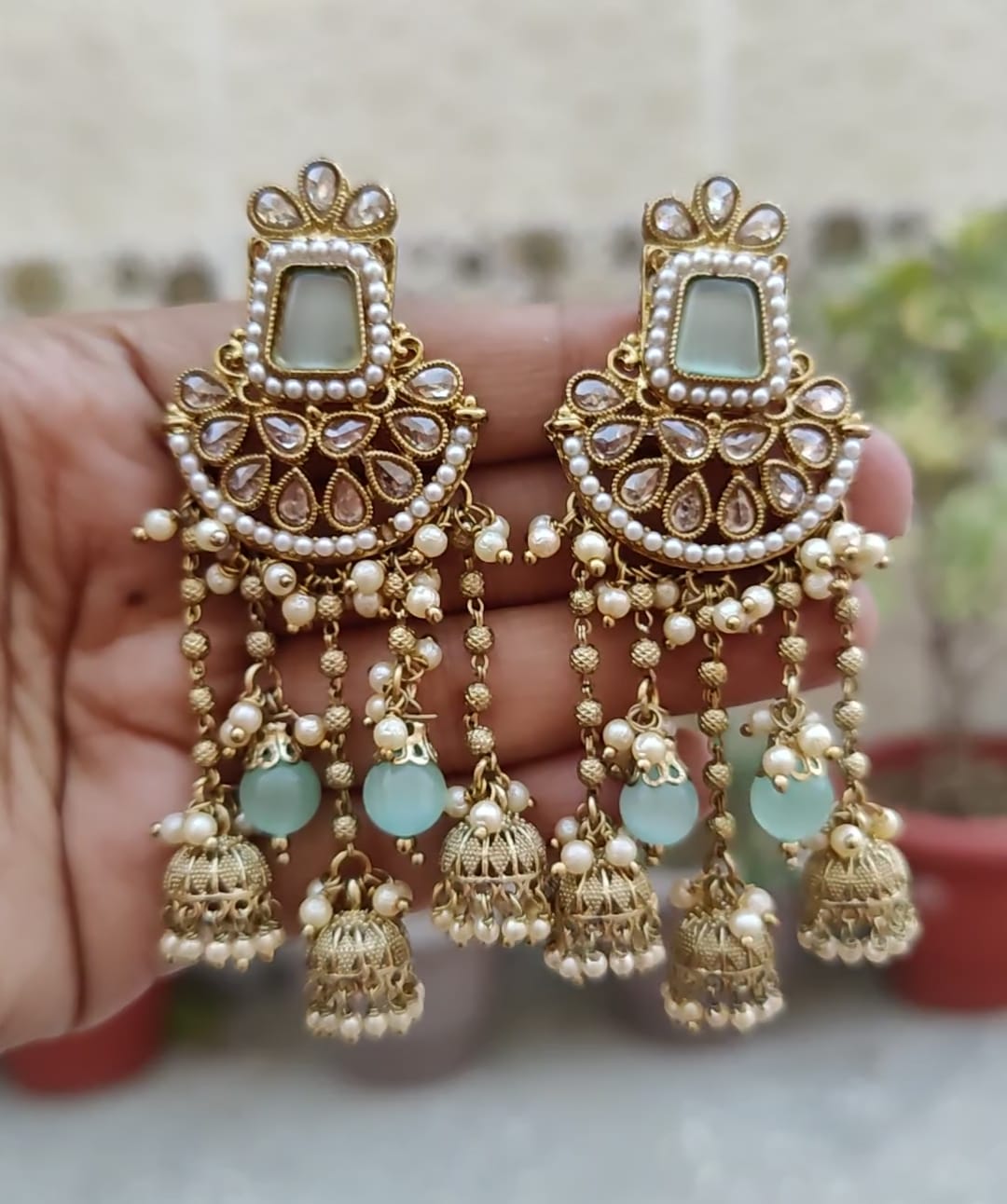 Jasmin Polki Earrings