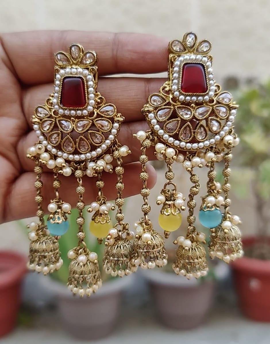 Jasmin Polki Earrings