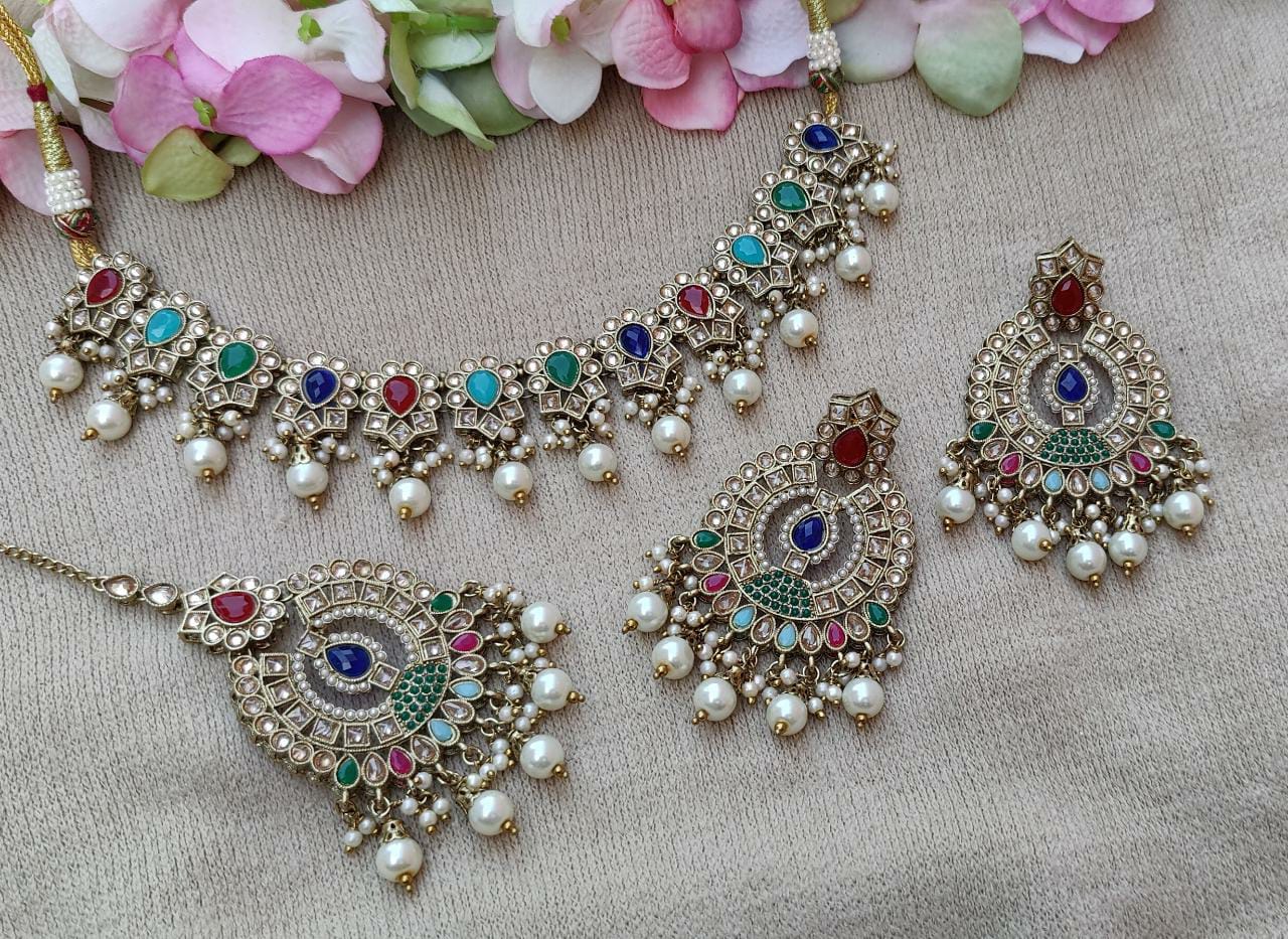 Kanak Polki Necklace Set