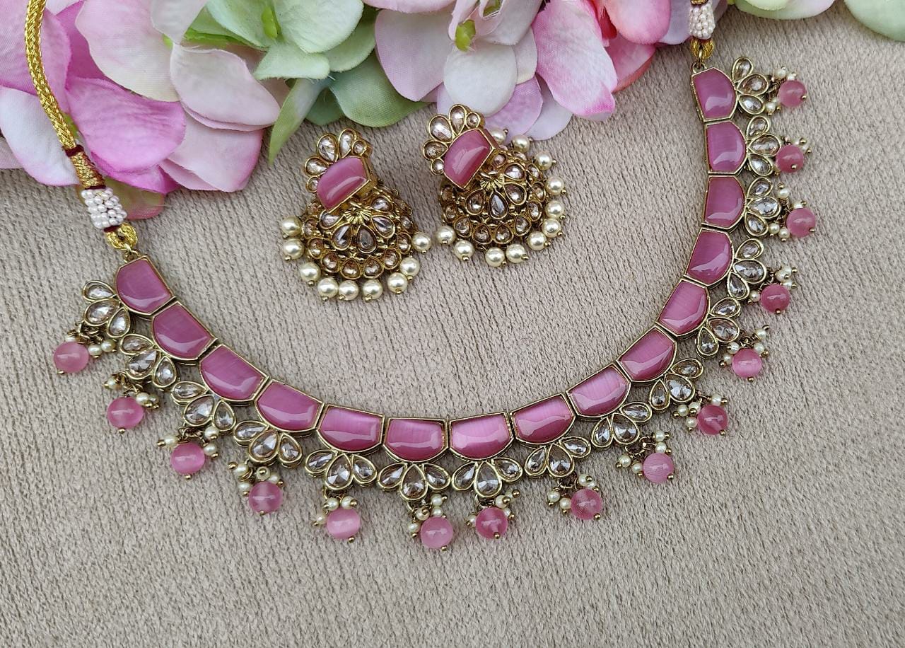 Mohini Polki Necklace Set