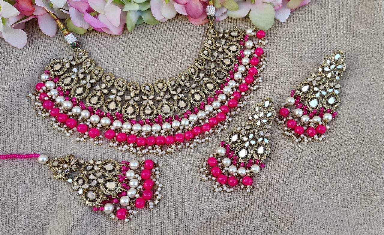 Jyotsna Mirror Necklace