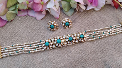 Ameesha Beaded Choker Set