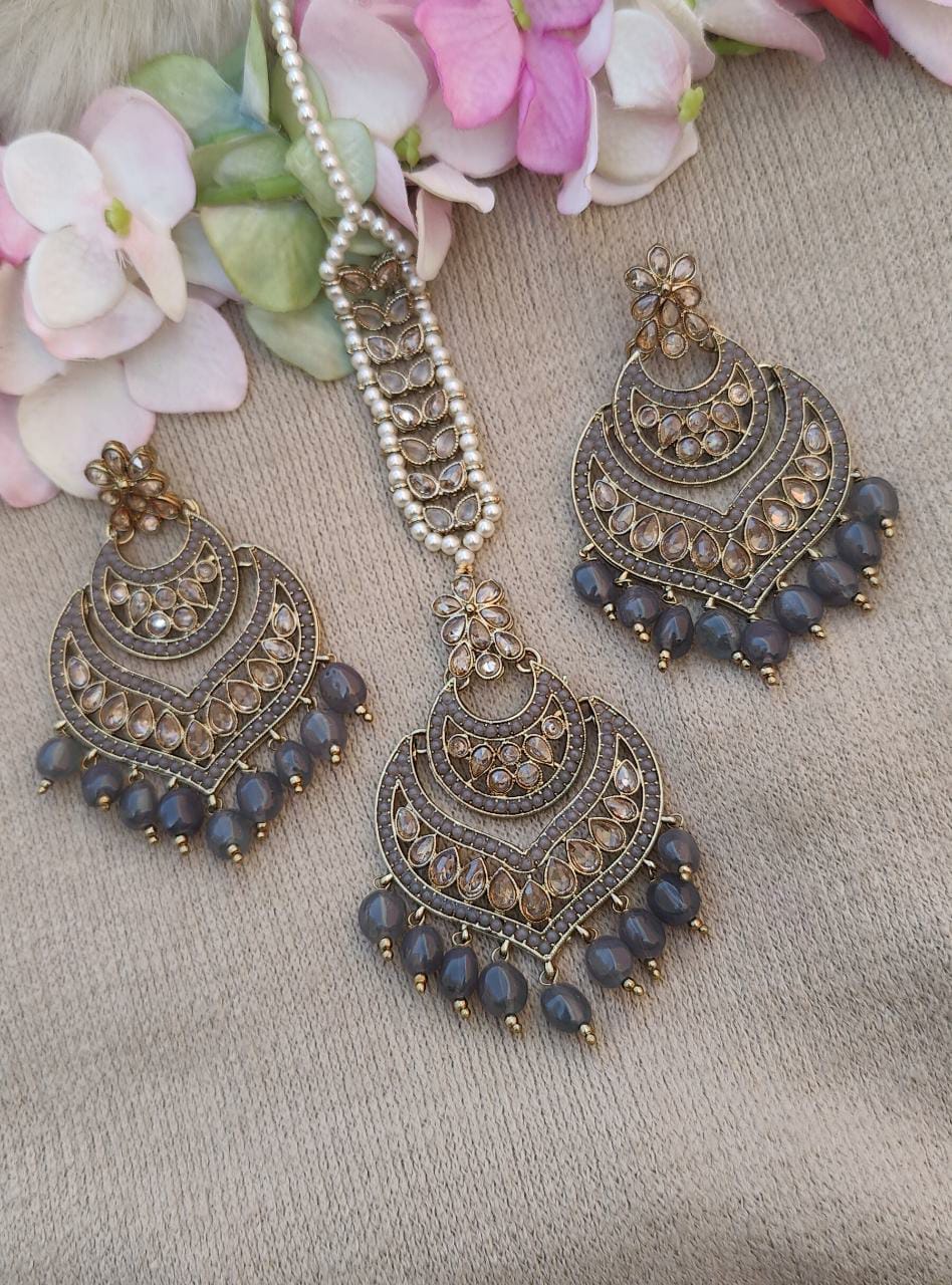 Muskan Polki Earrings Tikka