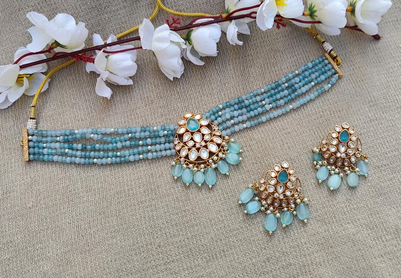 Emrana Beaded Choker Set