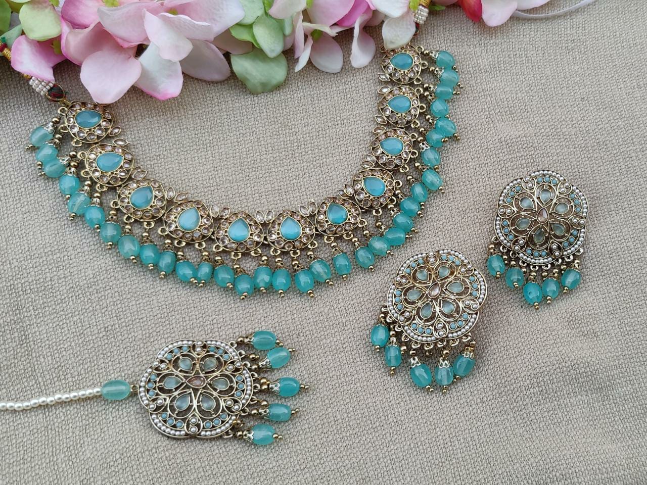 Rasika Polki Necklace Set