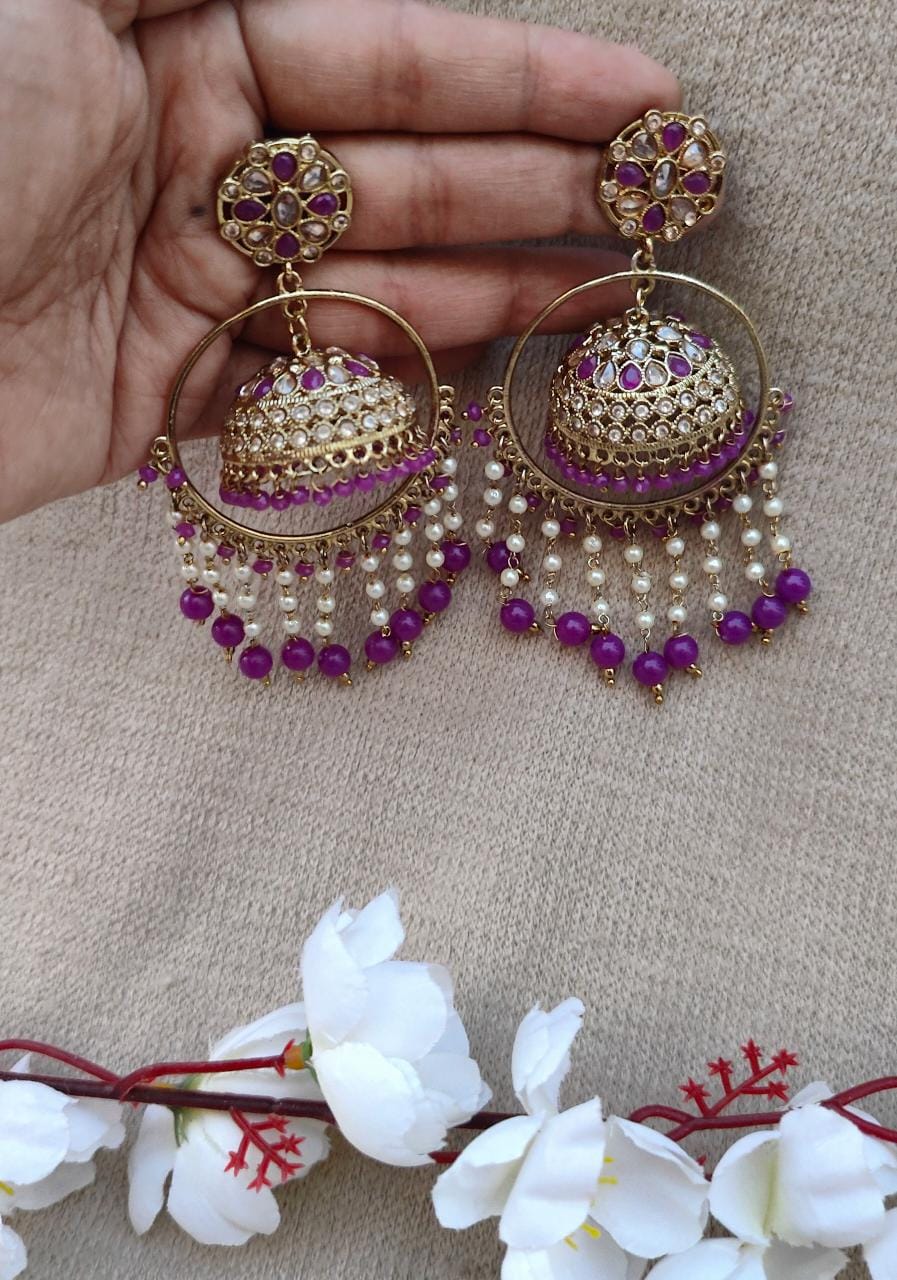 Rupi Polki Earrings