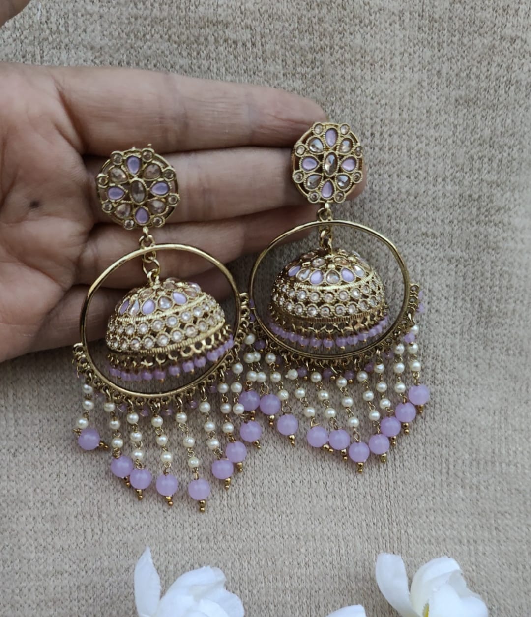 Rupi Polki Earrings