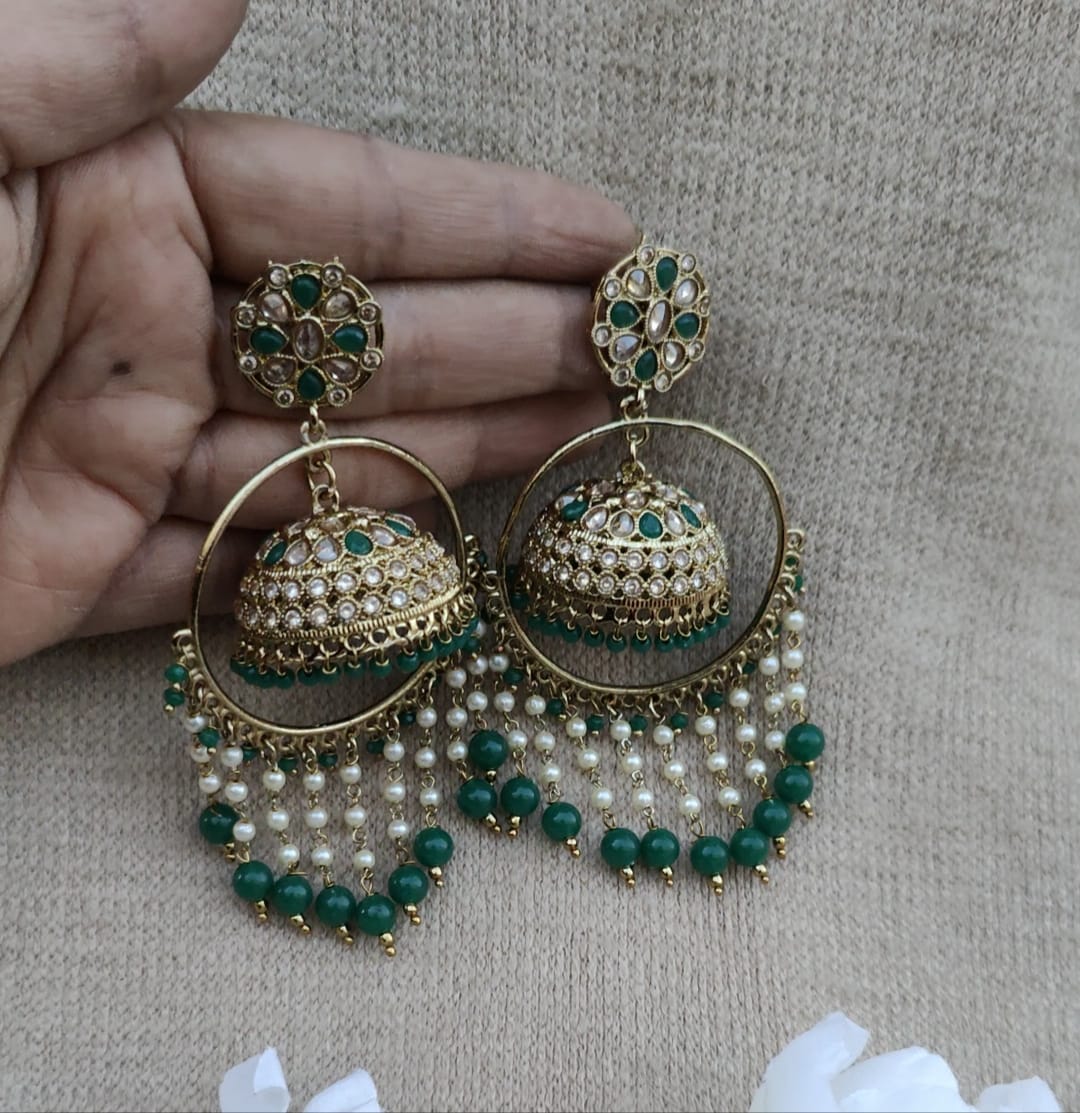 Rupi Polki Earrings