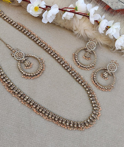 Ritika Long Polki Necklace