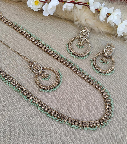 Ritika Long Polki Necklace