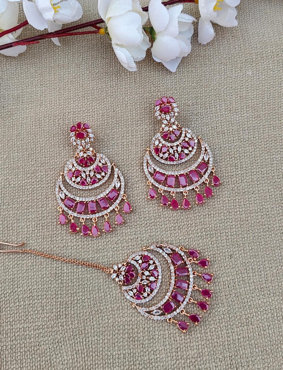 Aritha AD Earrings Tikka