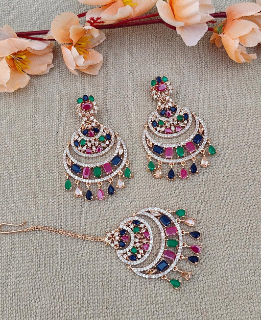 Aritha AD Earrings Tikka