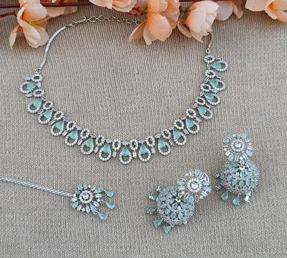 Rutika AD Necklace Set