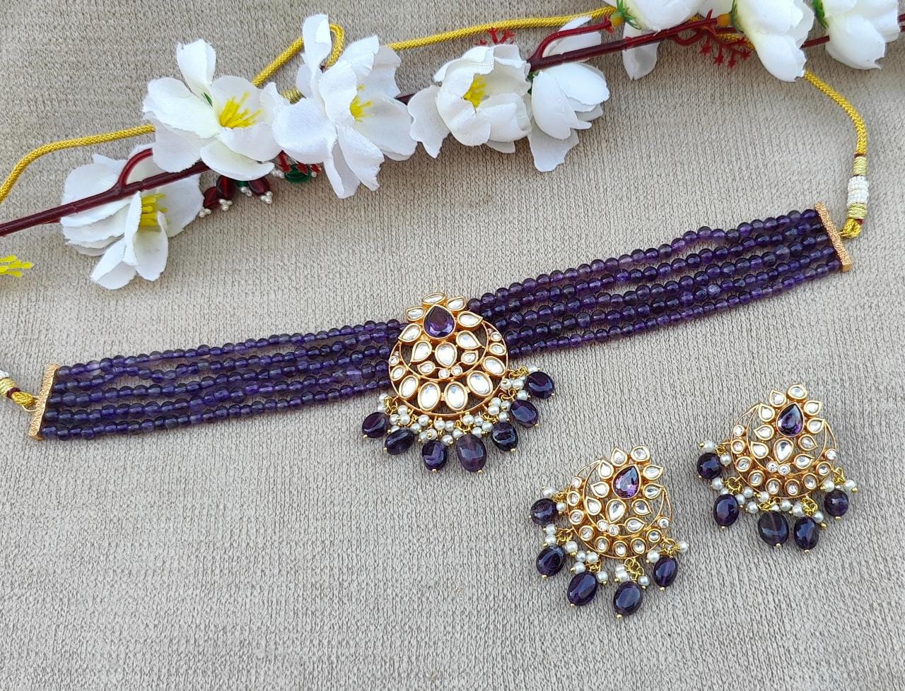 Emrana Beaded Choker Set