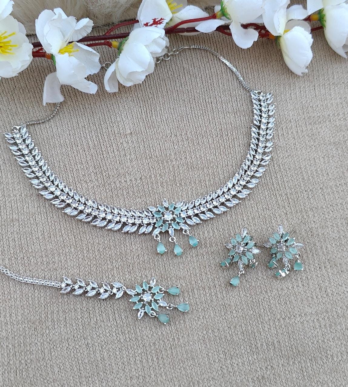 Swapna AD/CZ Necklace Set