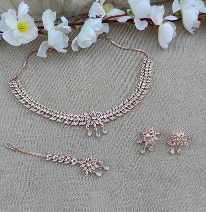 Swapna AD/CZ Necklace Set