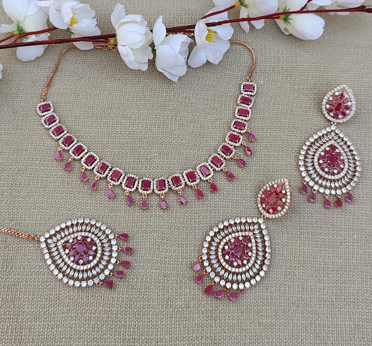 Vagisha AD/CZ Necklace