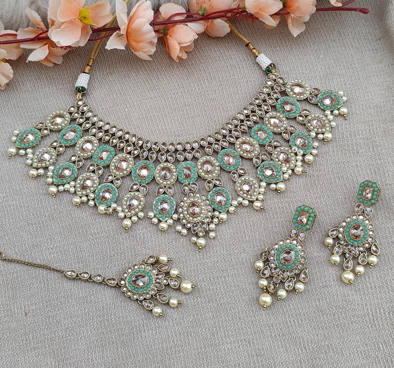 Navya Bridal/Semibridal Polki Necklace