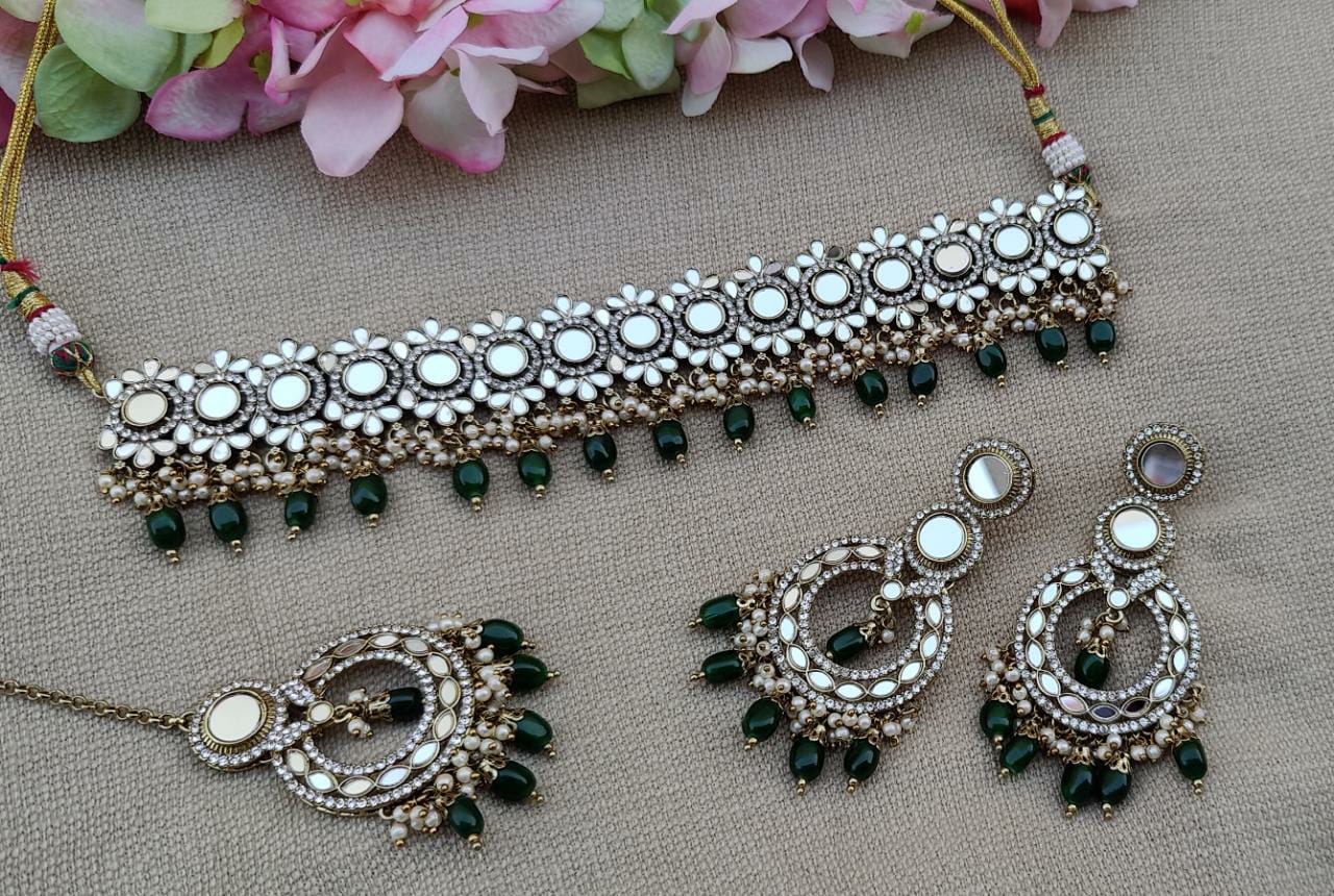 Pratibha Mirror Choker