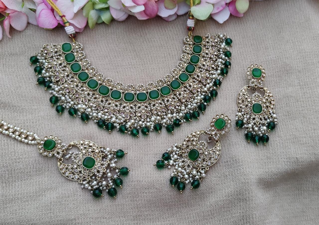 Amrita Polki Necklace Set