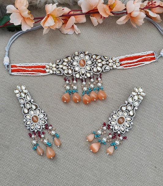 Kashish Beaded Choker Set