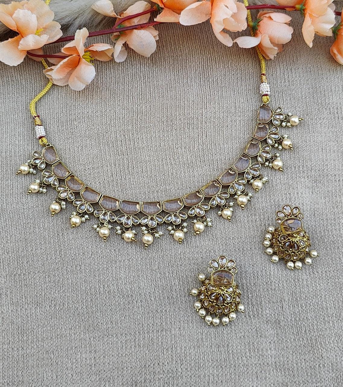 Mohini Polki Necklace Set