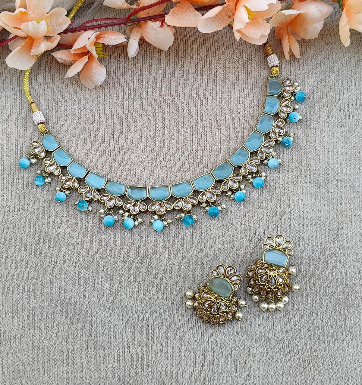 Mohini Polki Necklace Set