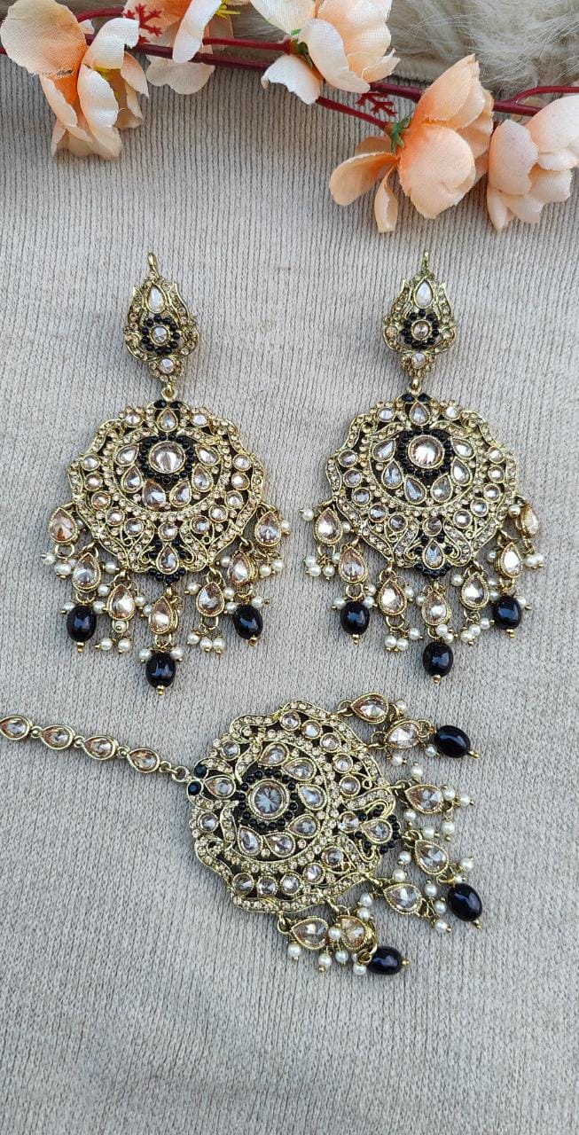 Deepika Polki Earrings Tikka