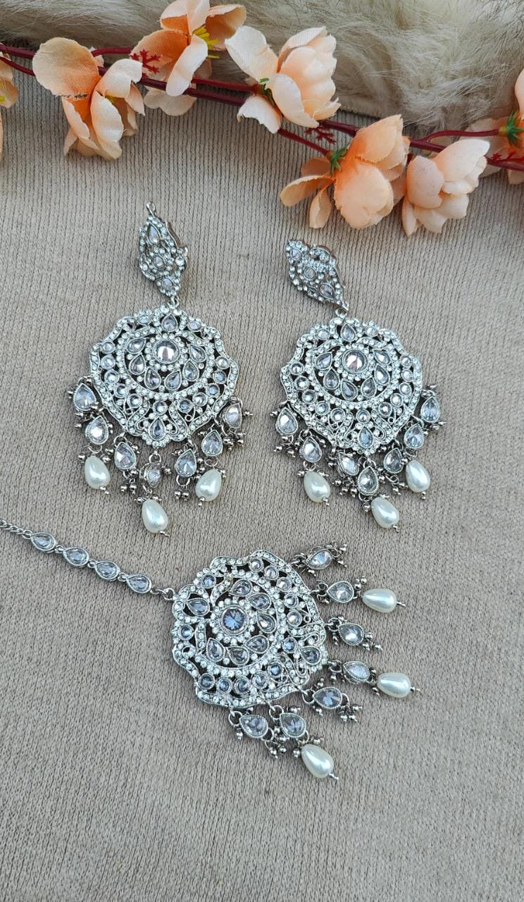 Deepika Polki Earrings Tikka