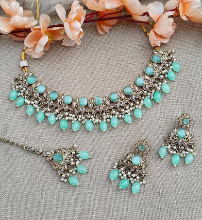 Asmi Polki Necklace Set