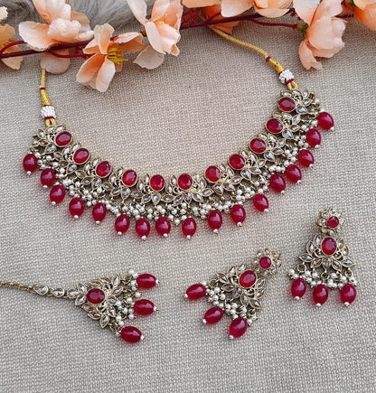 Asmi Polki Necklace Set