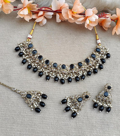 Asmi Polki Necklace Set