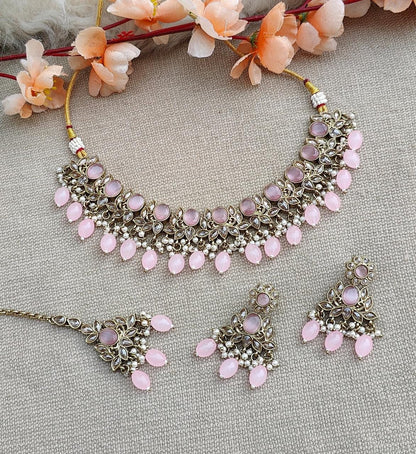 Asmi Polki Necklace Set