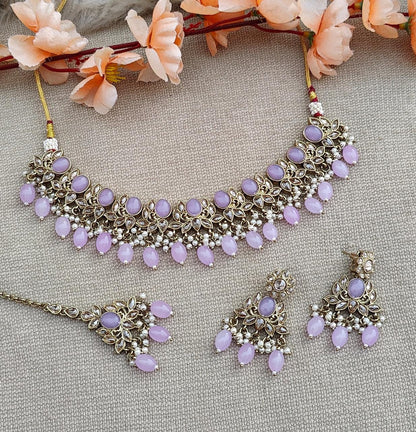 Asmi Polki Necklace Set