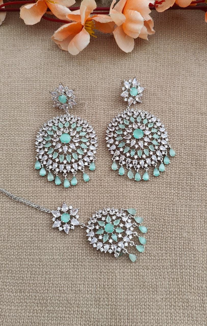 Daksha AD Earrings Tikka