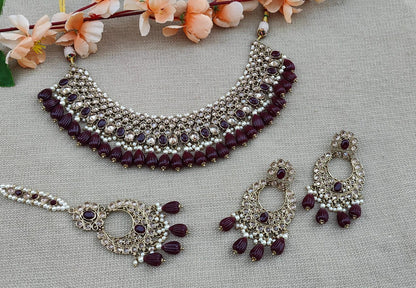 Amyra Polki Necklace Set