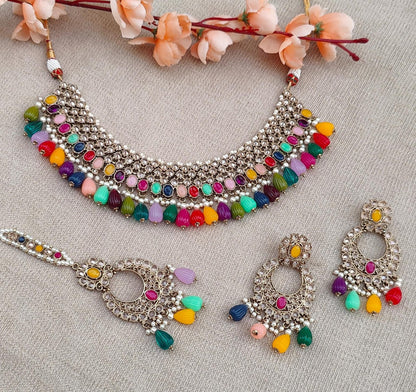 Amyra Polki Necklace Set