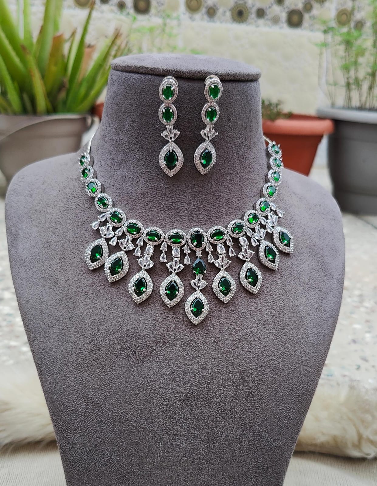 Neeti AD/CZ Necklace Set