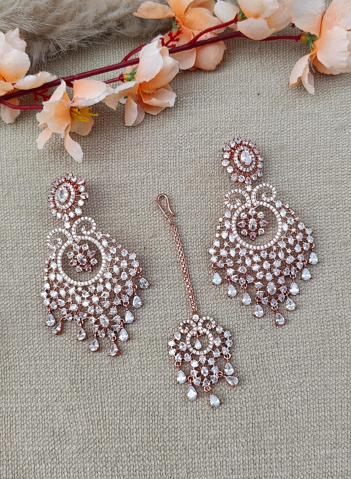 Girija AD Earrings Tikka