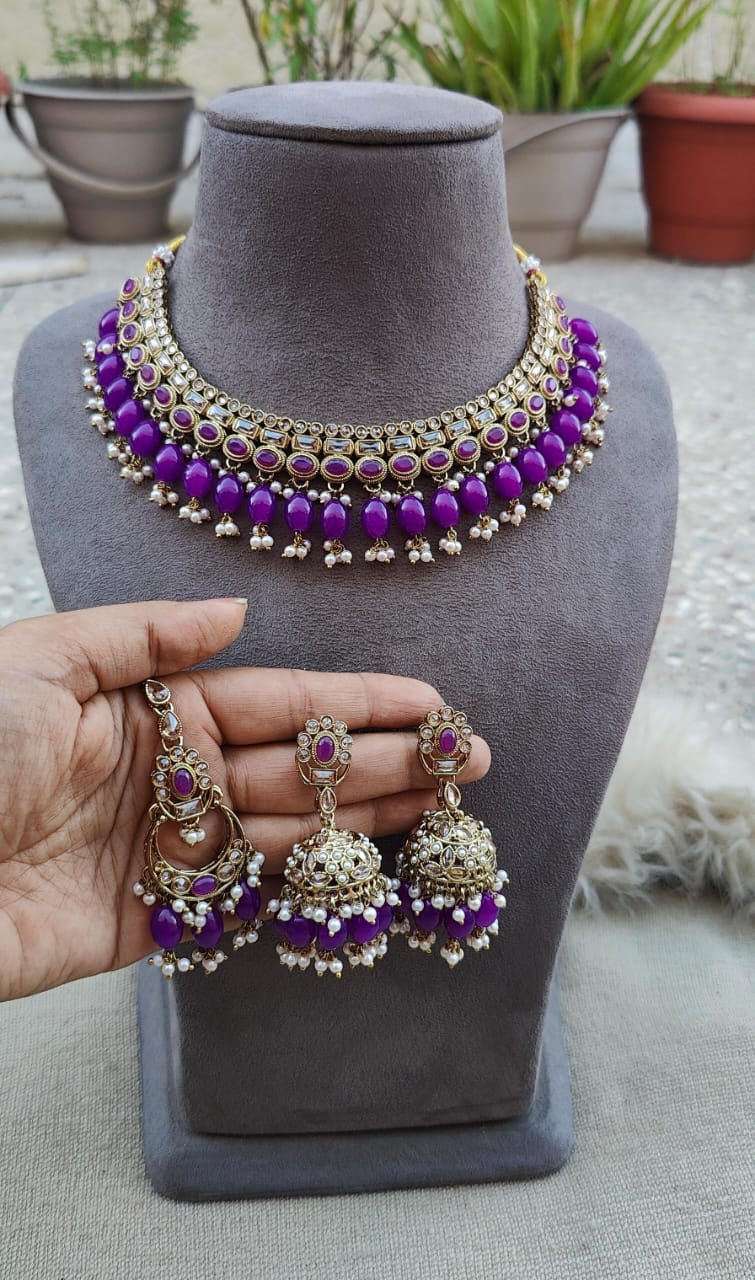 Reena Polki Necklace Set