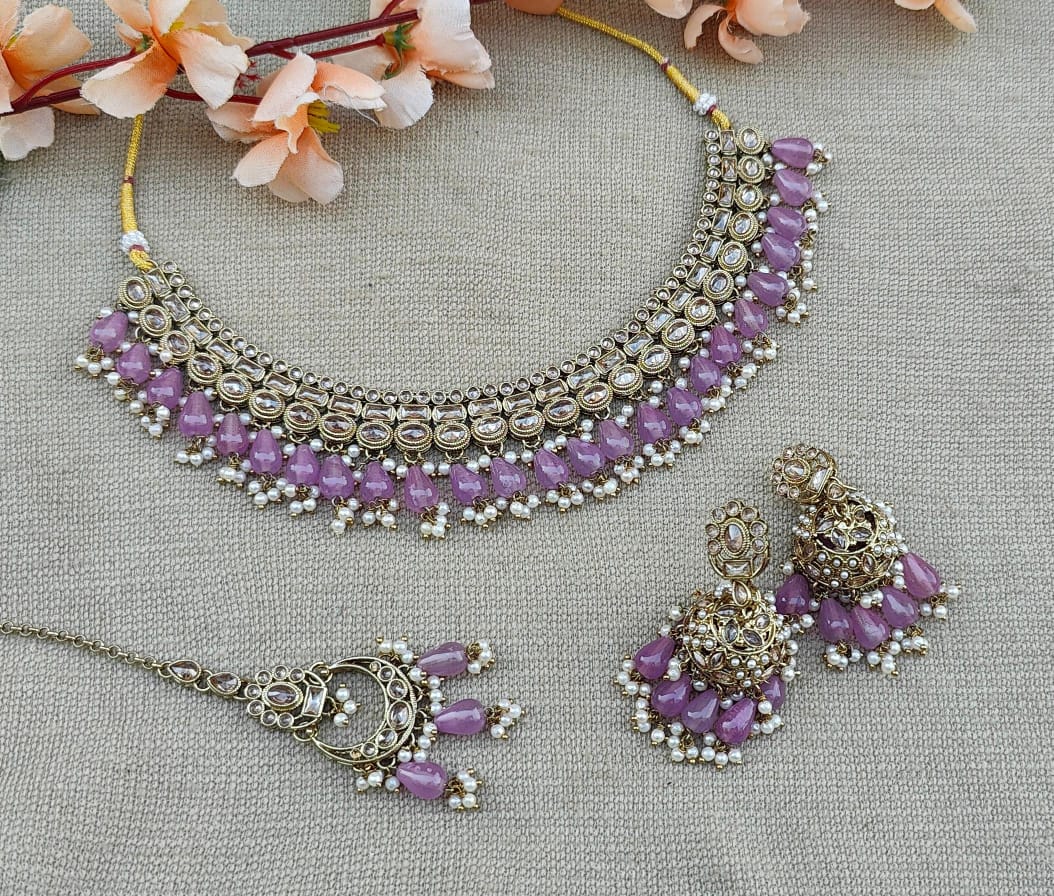 Reena Polki Necklace Set