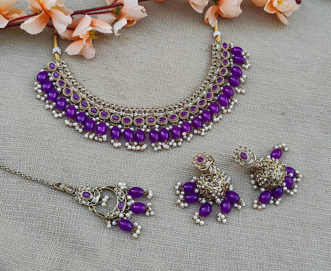 Reena Polki Necklace Set