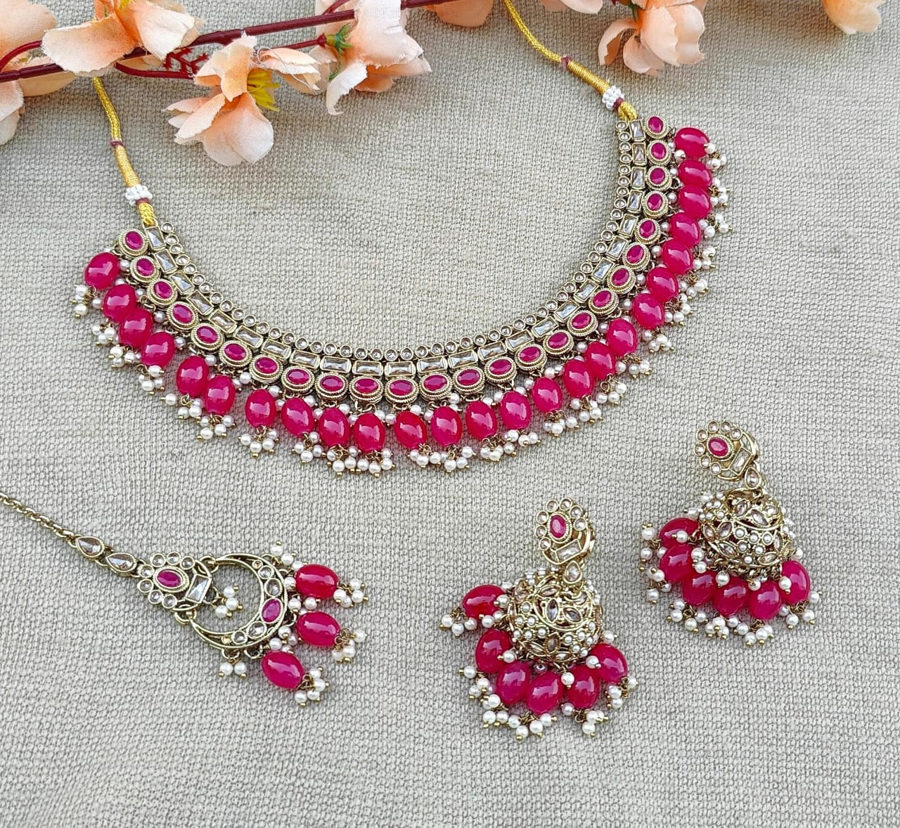 Reena Polki Necklace Set