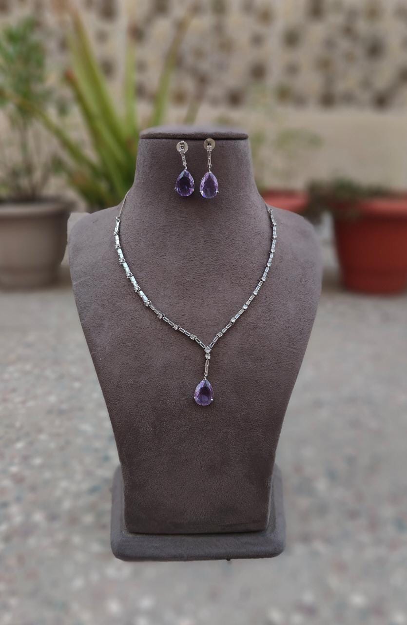 Jigyasa AD/CZ Necklace Set