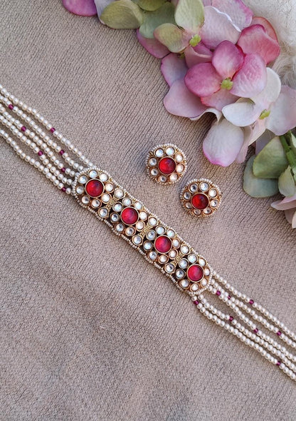 Ameesha Beaded Choker Set