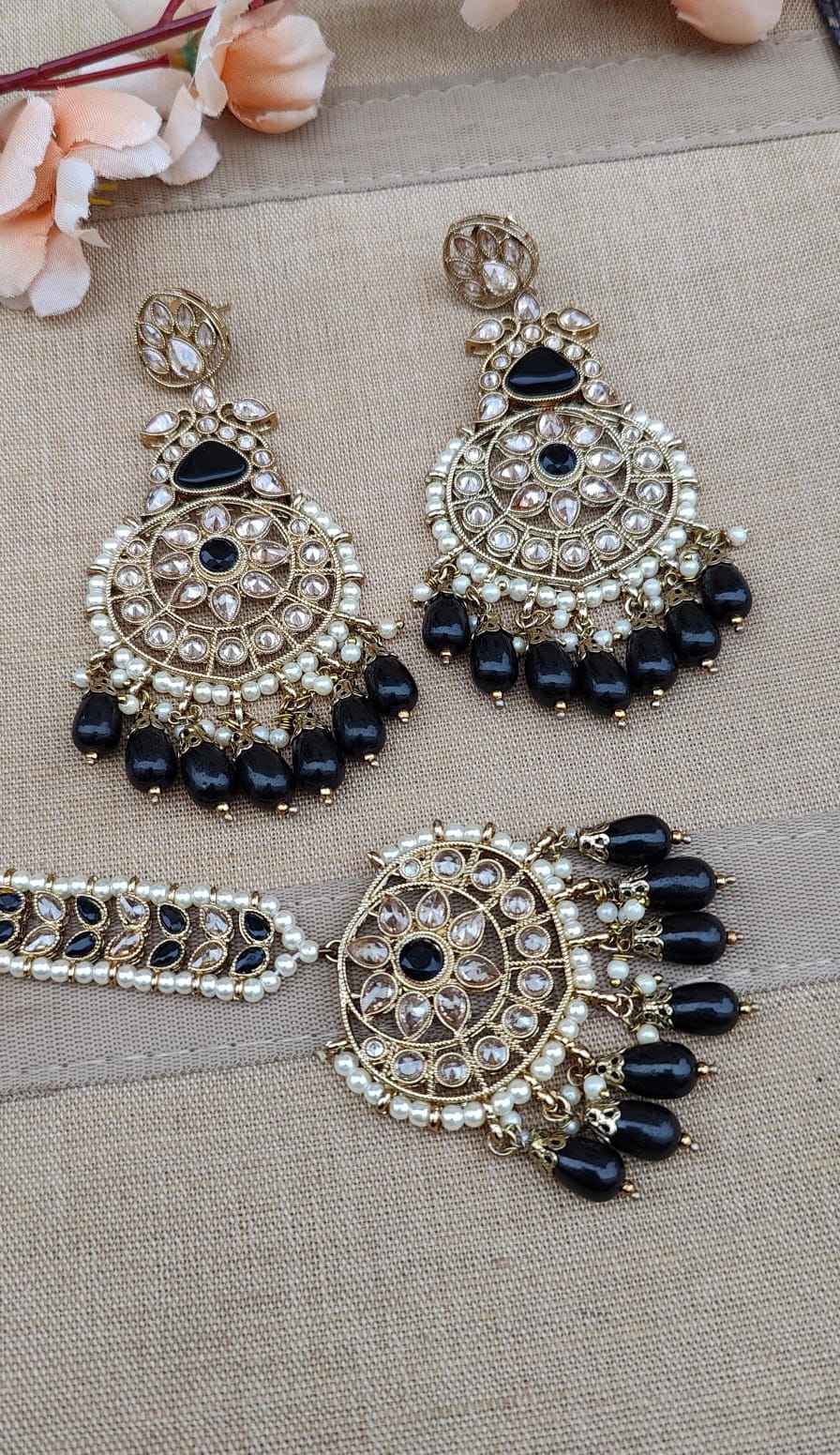 Maahi Polki Earrings Tikka