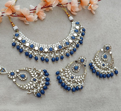 Arifa Mirror Necklace Set