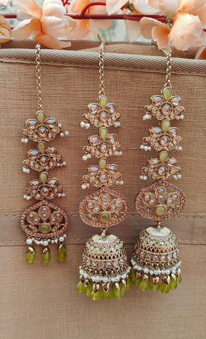 Megha Polki Jhumki Tikka