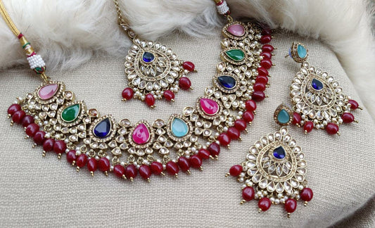 Sheetal Polki Necklace Set